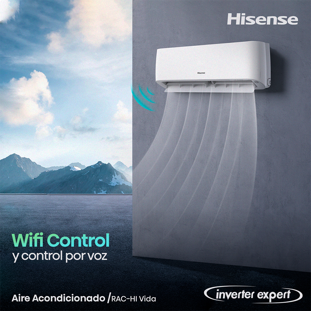 Aire acondicionado 9.000 BTU Hi vida Hisense - Imagen 5
