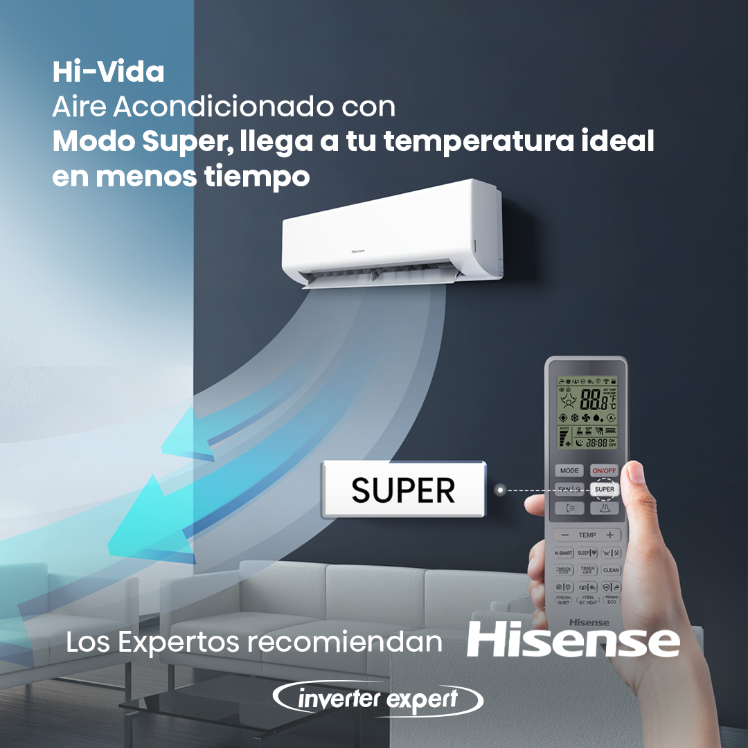 Aire Acondicionado 22.000 BTU Hi Vida Hisense - Imagen 2