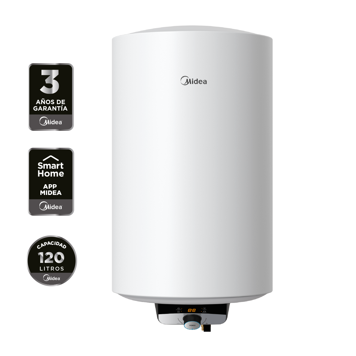 termo eléctrico 120 lts midea
